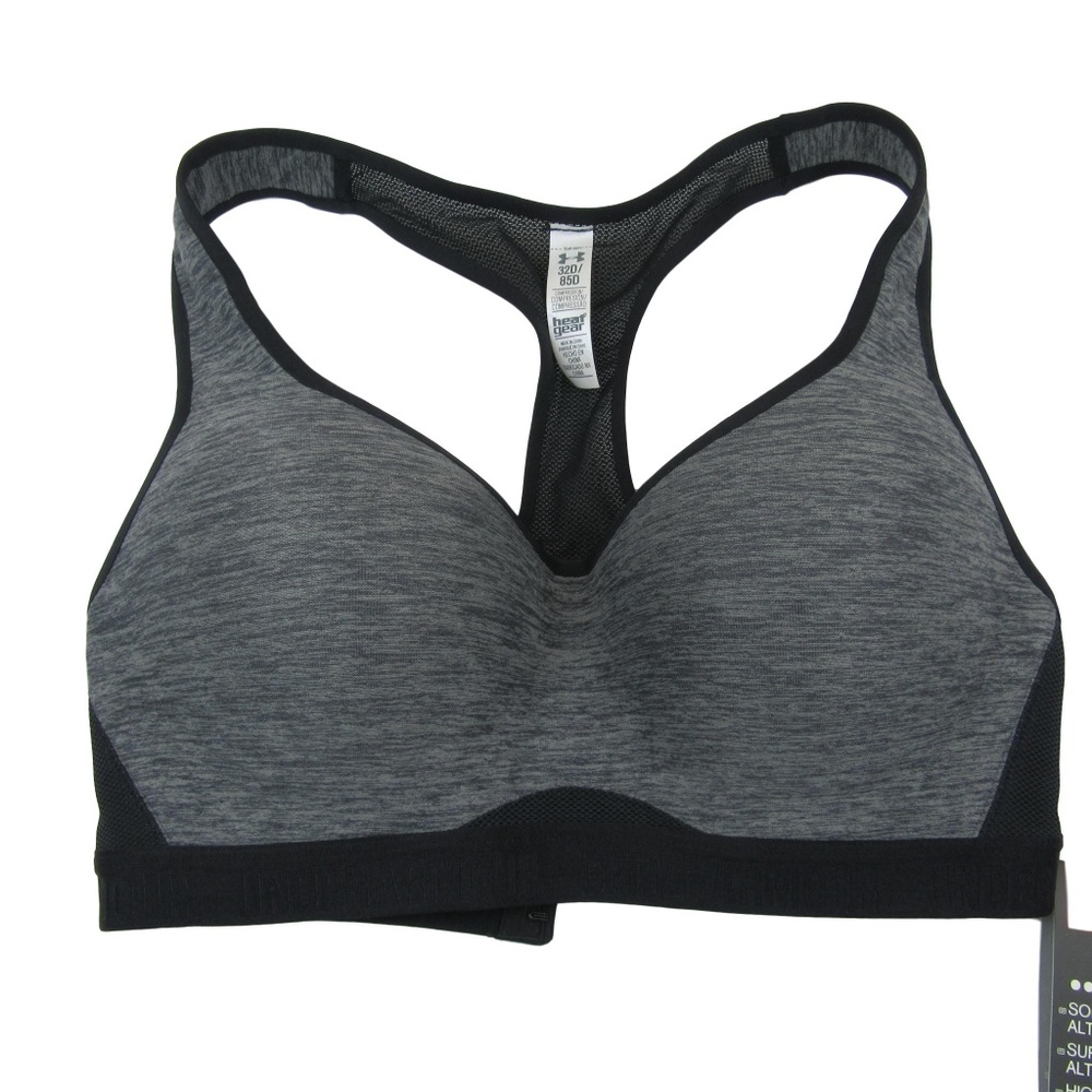 Under Armour Compression Sports Bra 32D Deep V - Picture 2 of 8